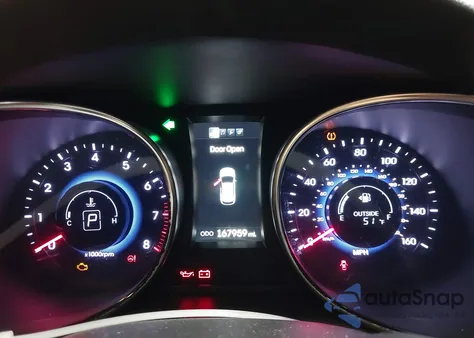 2014 Hyundai Santa Fe Gls z USA, uszkodzony, nr VIN KM8SNDHF1EU059046